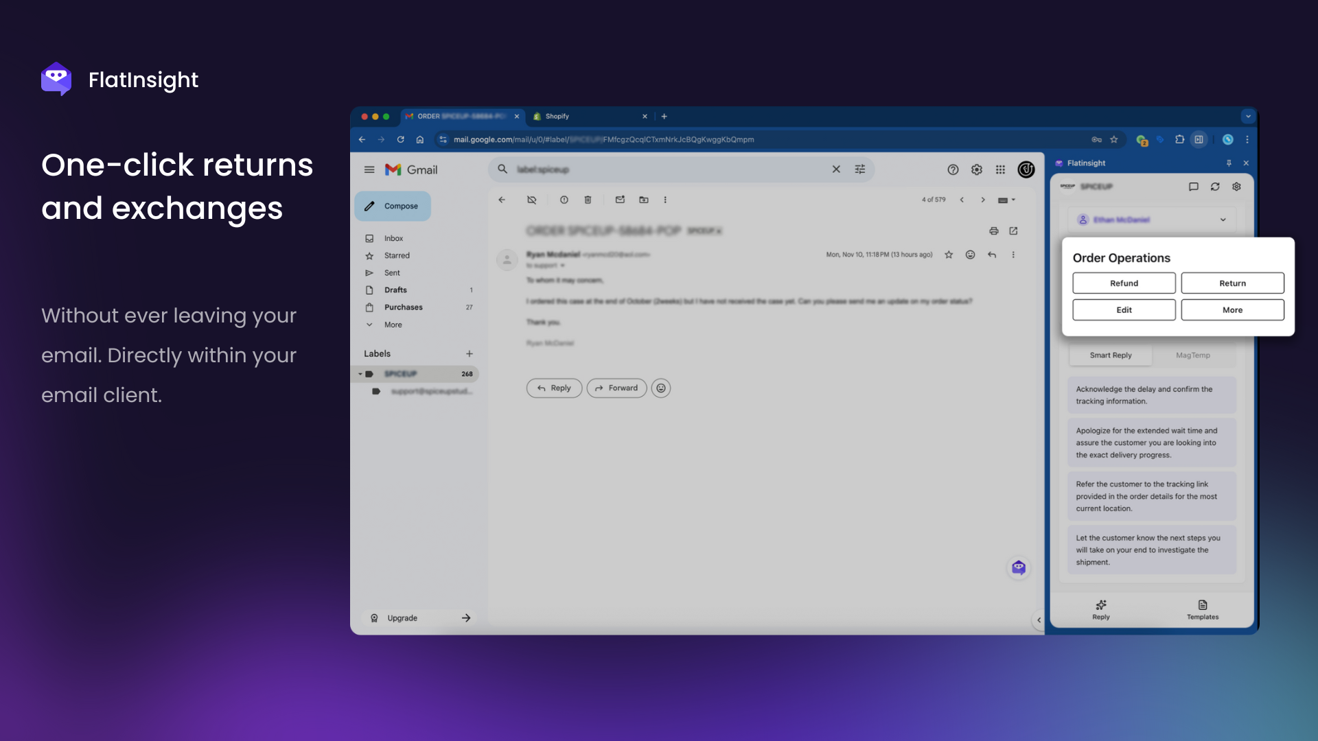 FlatInsight Beta - Screenshot 3 showing product features and functionality