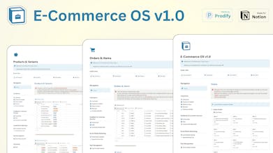 E-Commerce OS for Notion gallery image