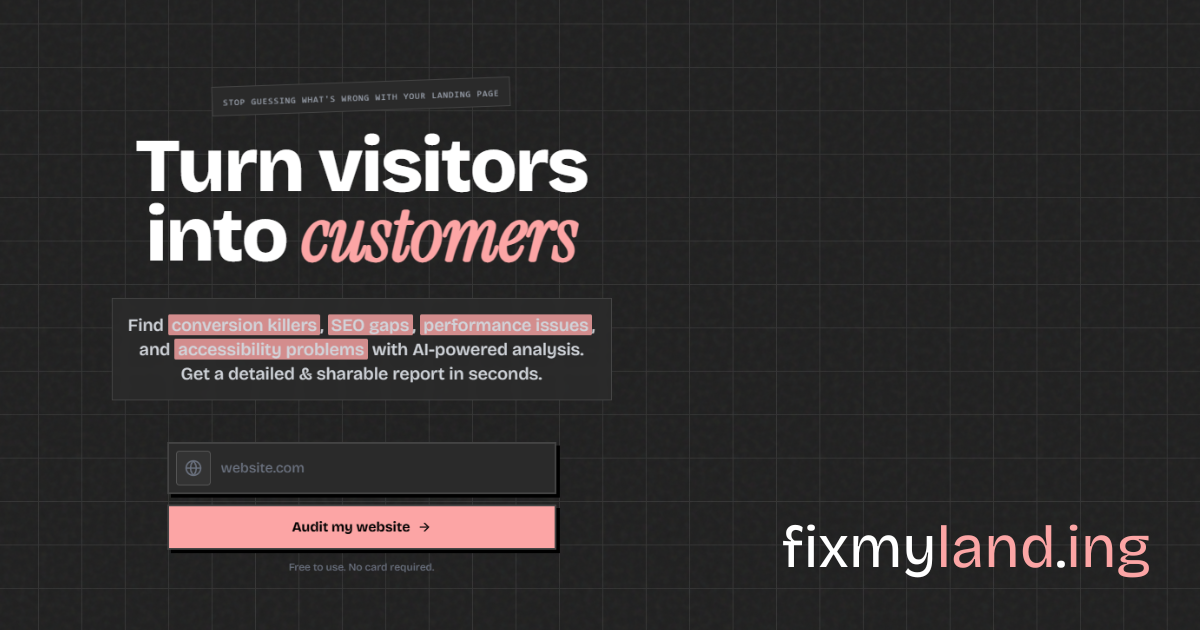 FixMyLanding gallery image