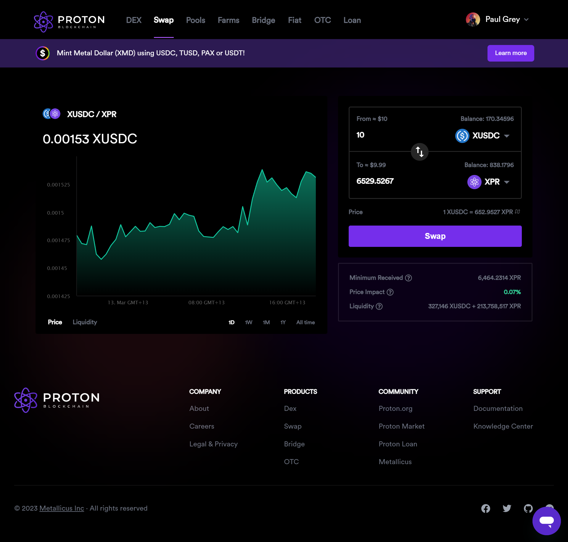 Proton DEX gallery image
