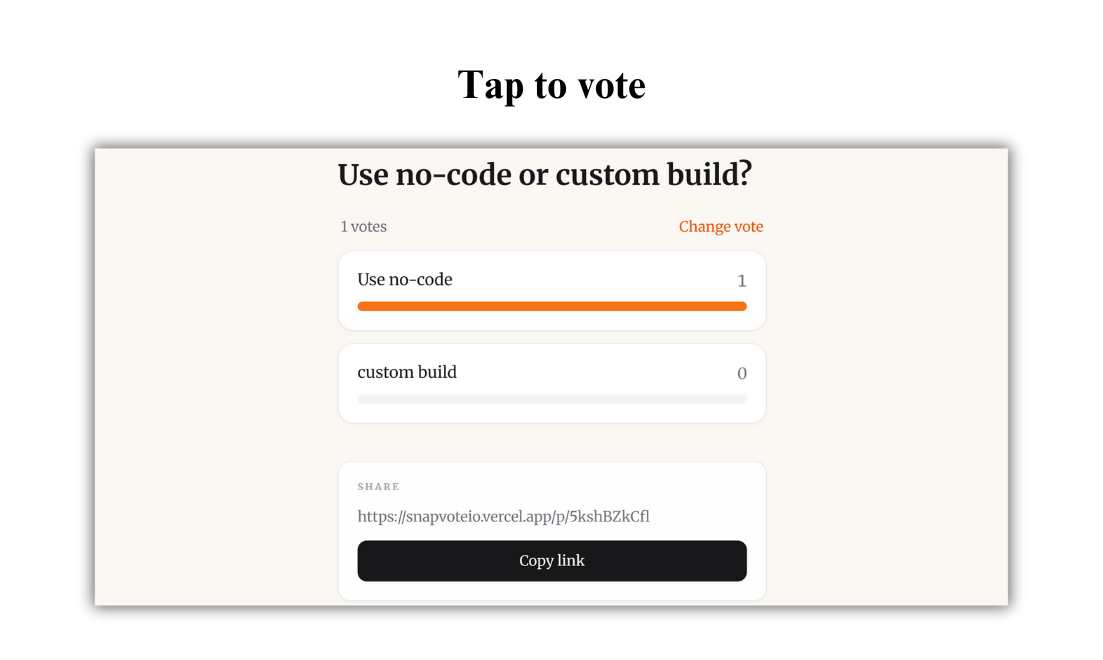 SnapVote gallery image