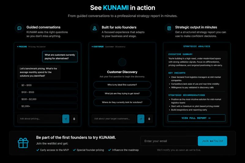 KUNAMI screenshot 2