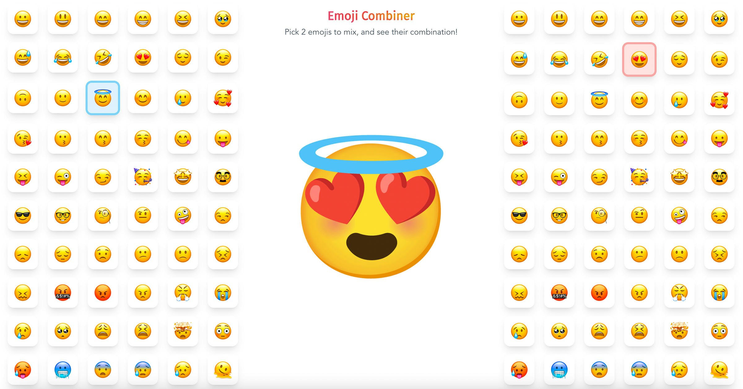 Combinador de emoji media 1