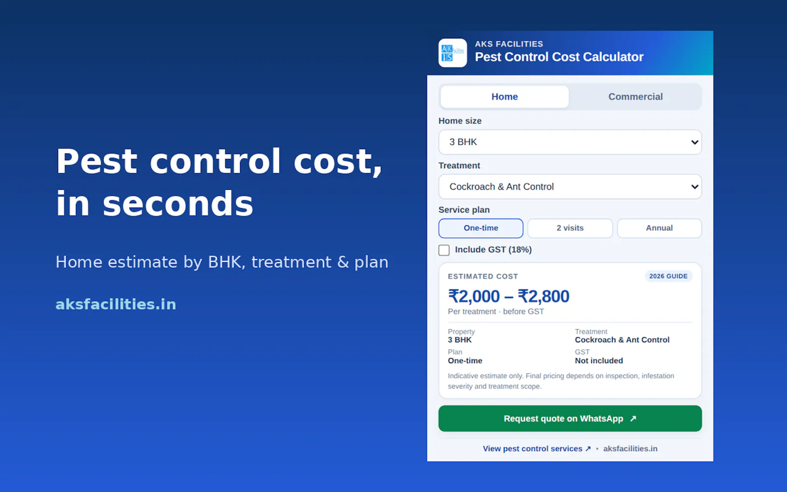 Pest Control Calculator  screenshot 3