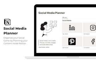 Notion Social Media Planner gallery image