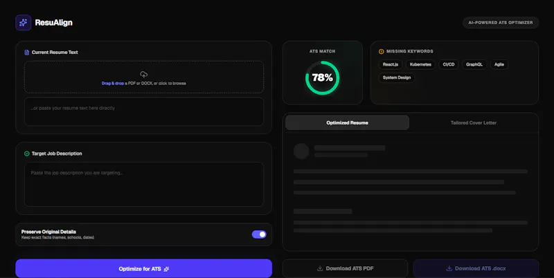 ResuAlign screenshot 1