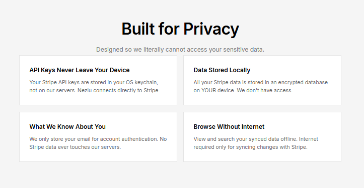 Nezlu - Screenshot 3 showing product features and functionality