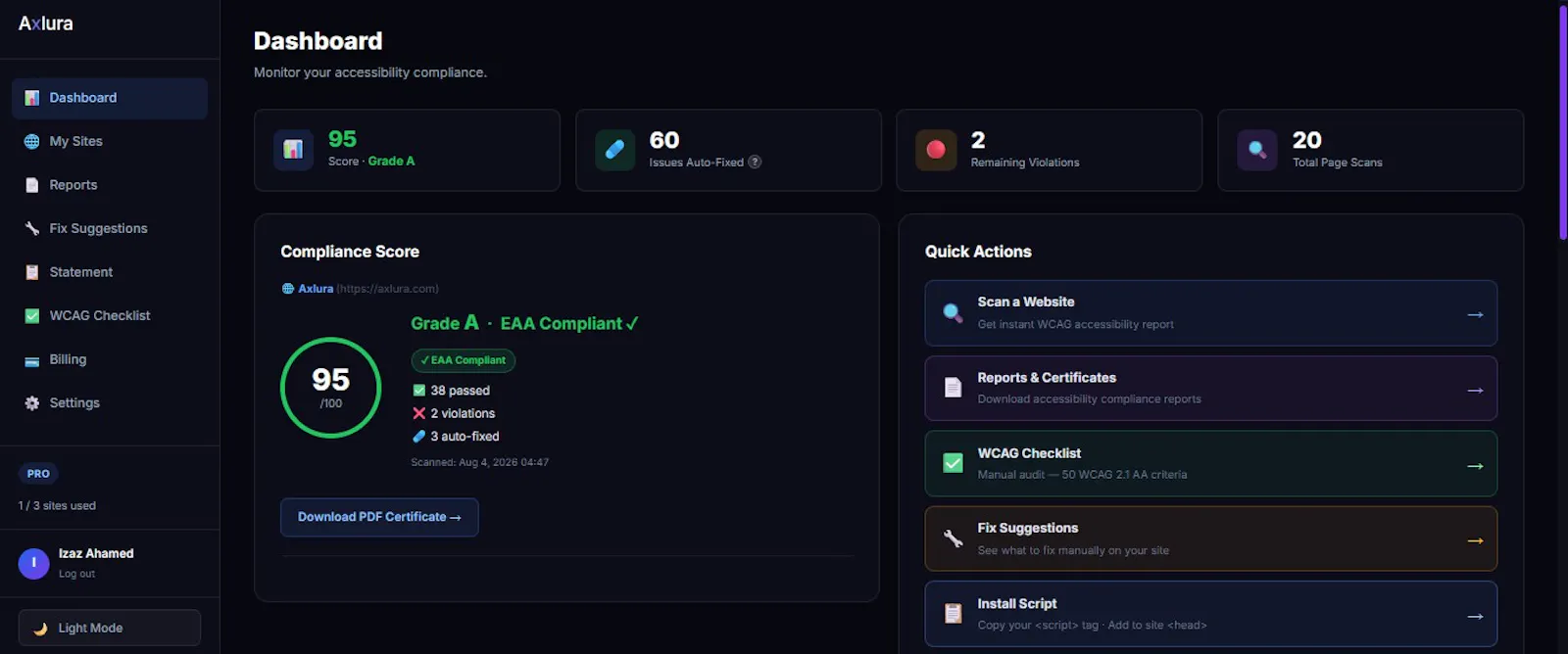 Axlura screenshot 2