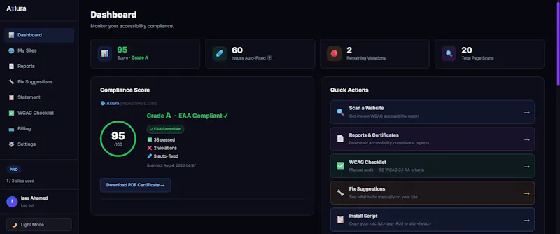 Axlura screenshot 2