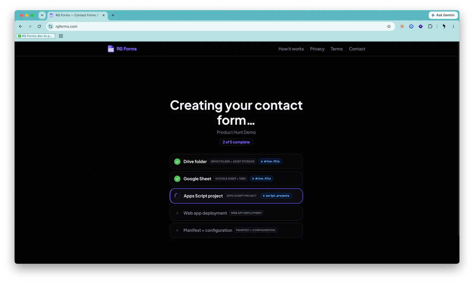 RG Forms screenshot 3