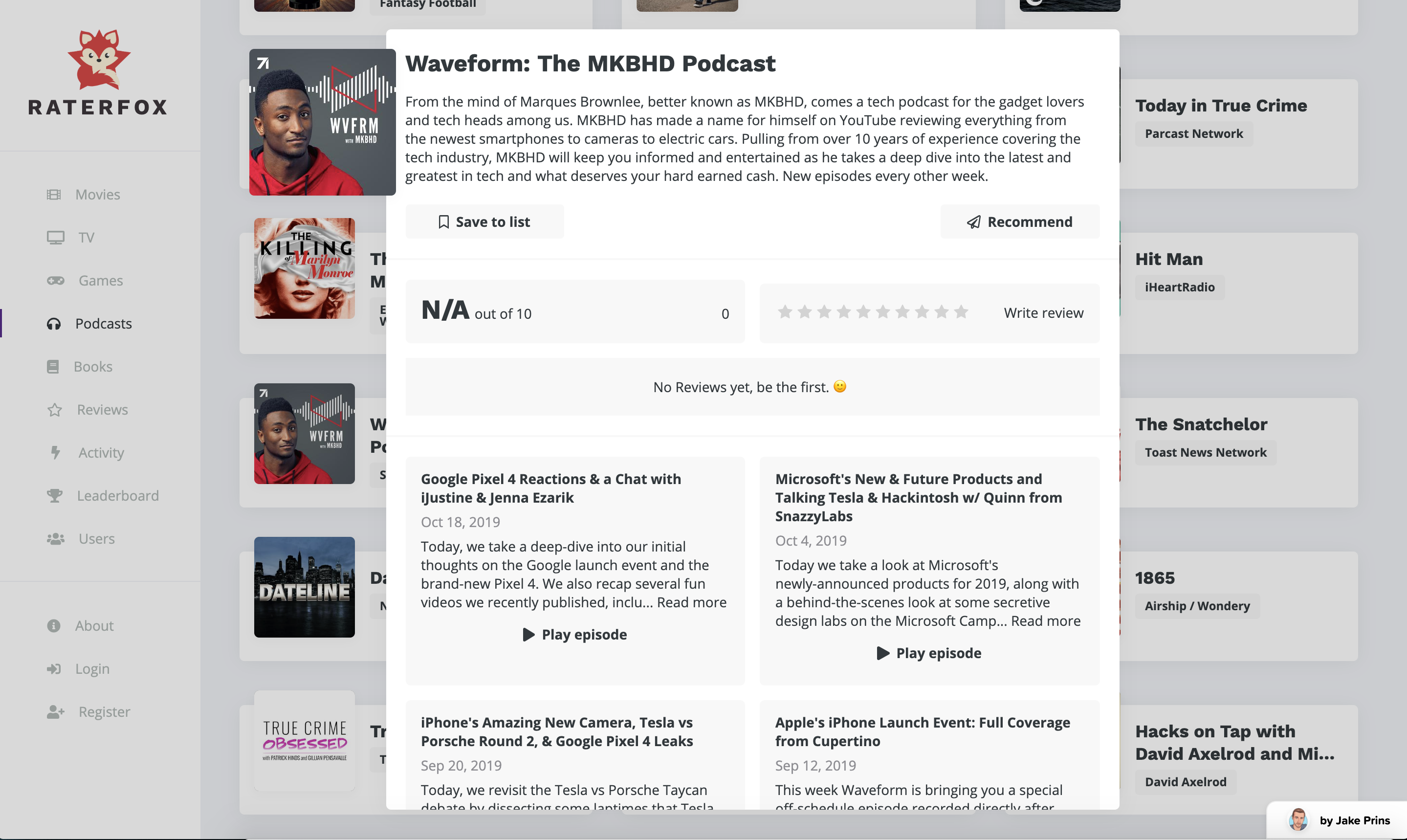 RaterFox 3 gallery image