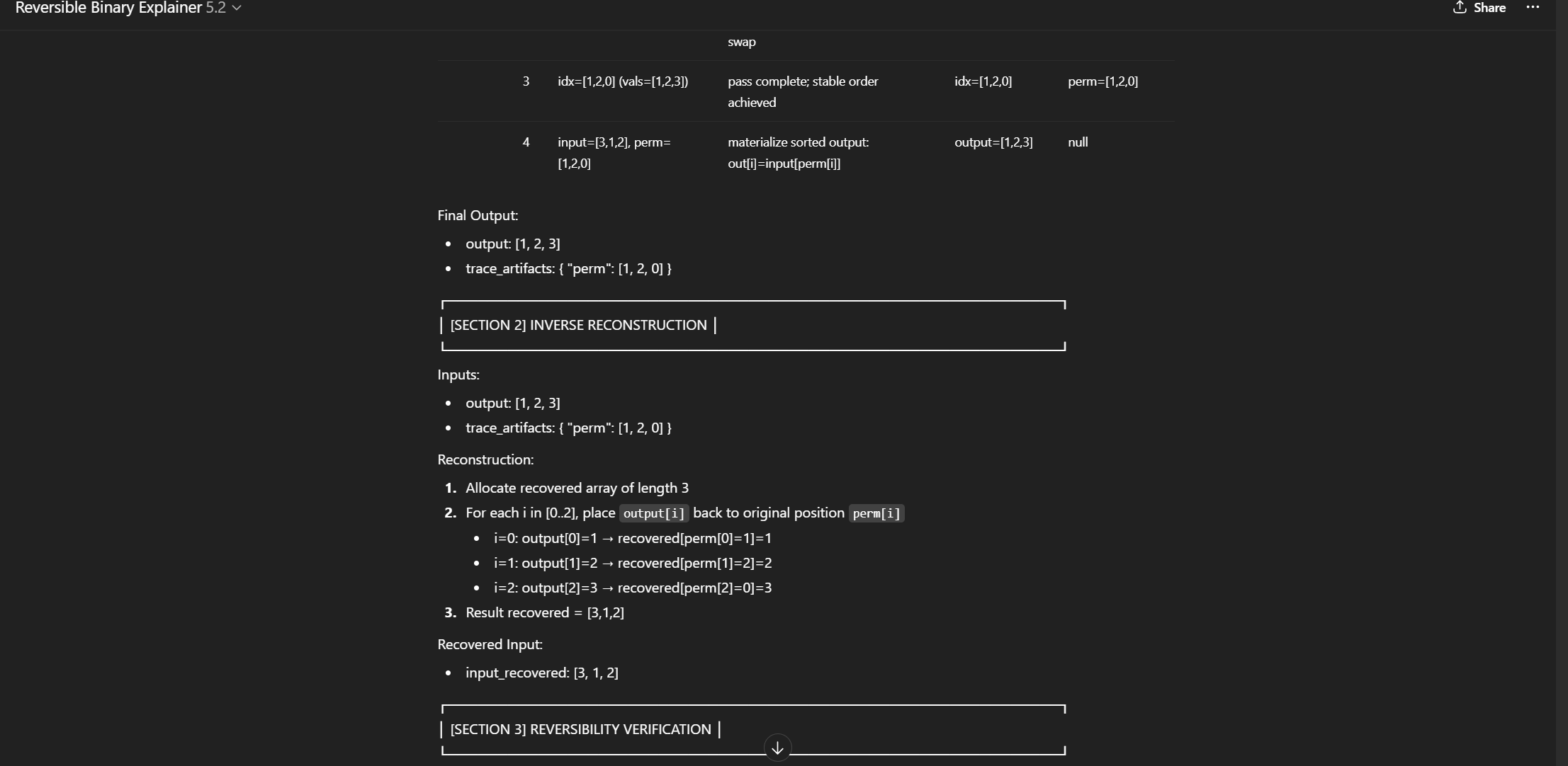 Reversible Binary Explainer gallery image