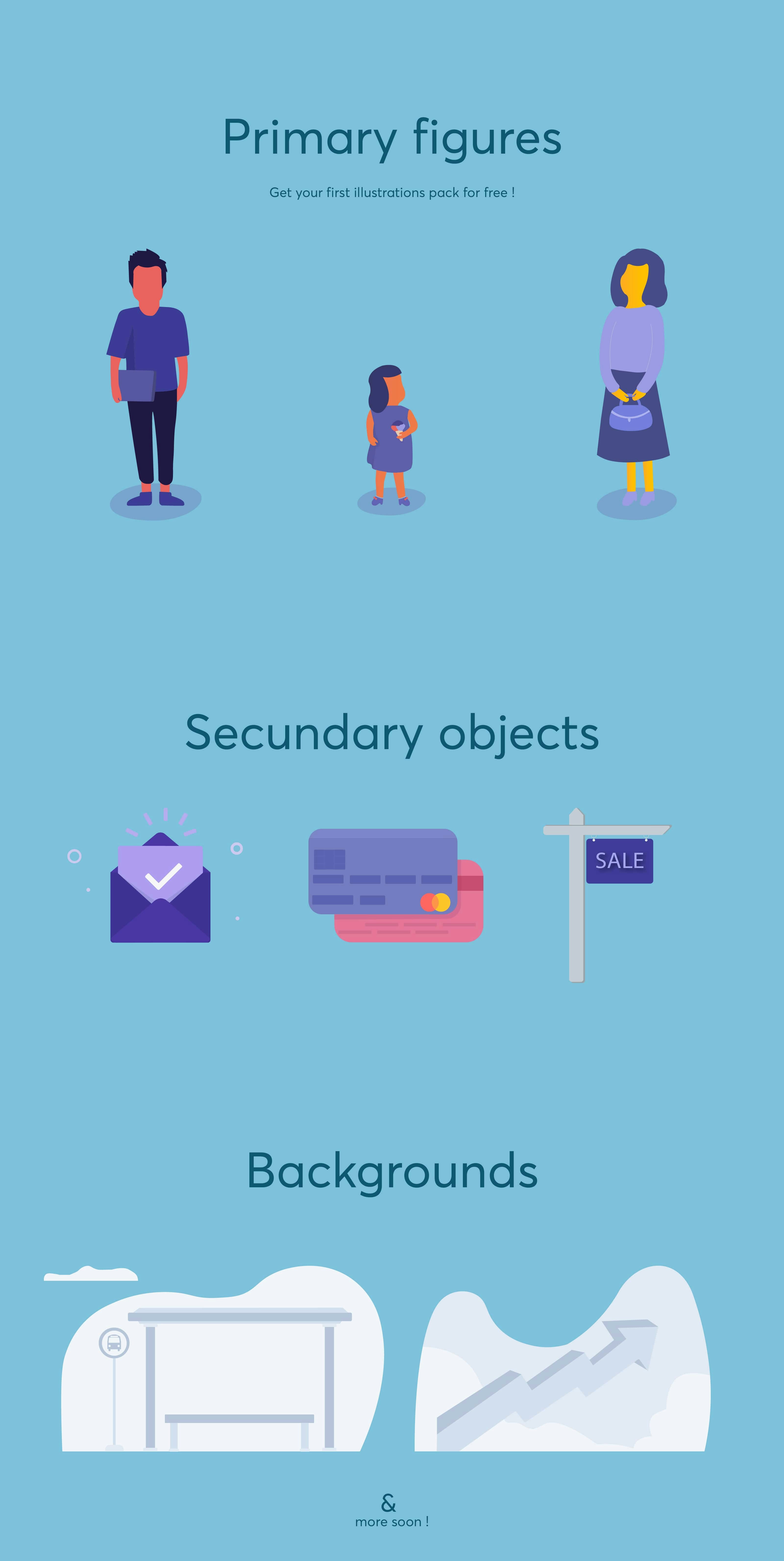 Awesome Illustrations ! Free Flat Illustrations gallery image