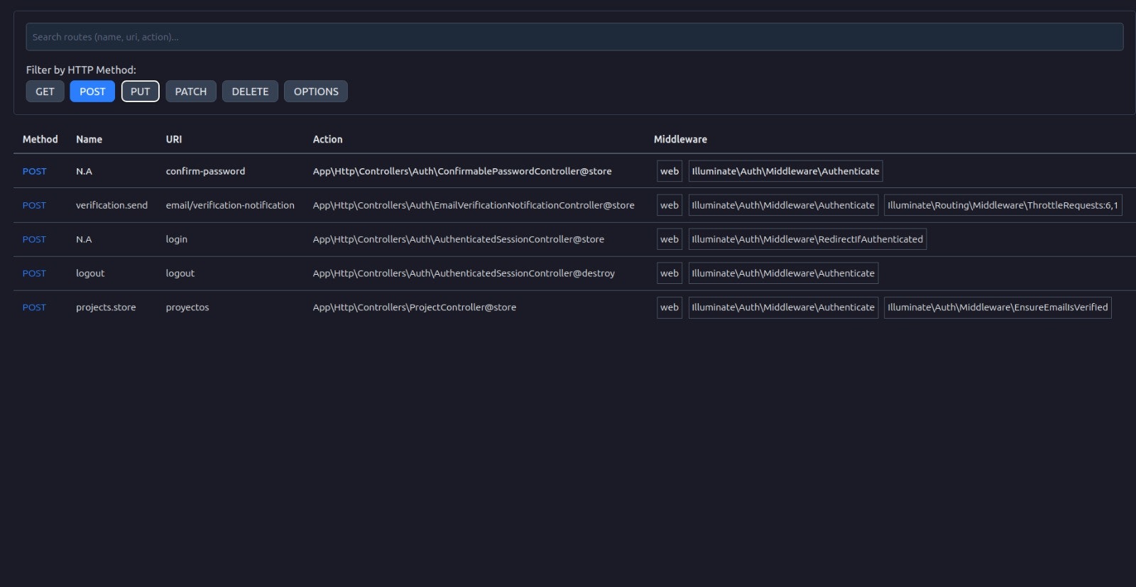 Laravel Route Preview - Instantly browse your Laravel routes inside VSCode media 2
