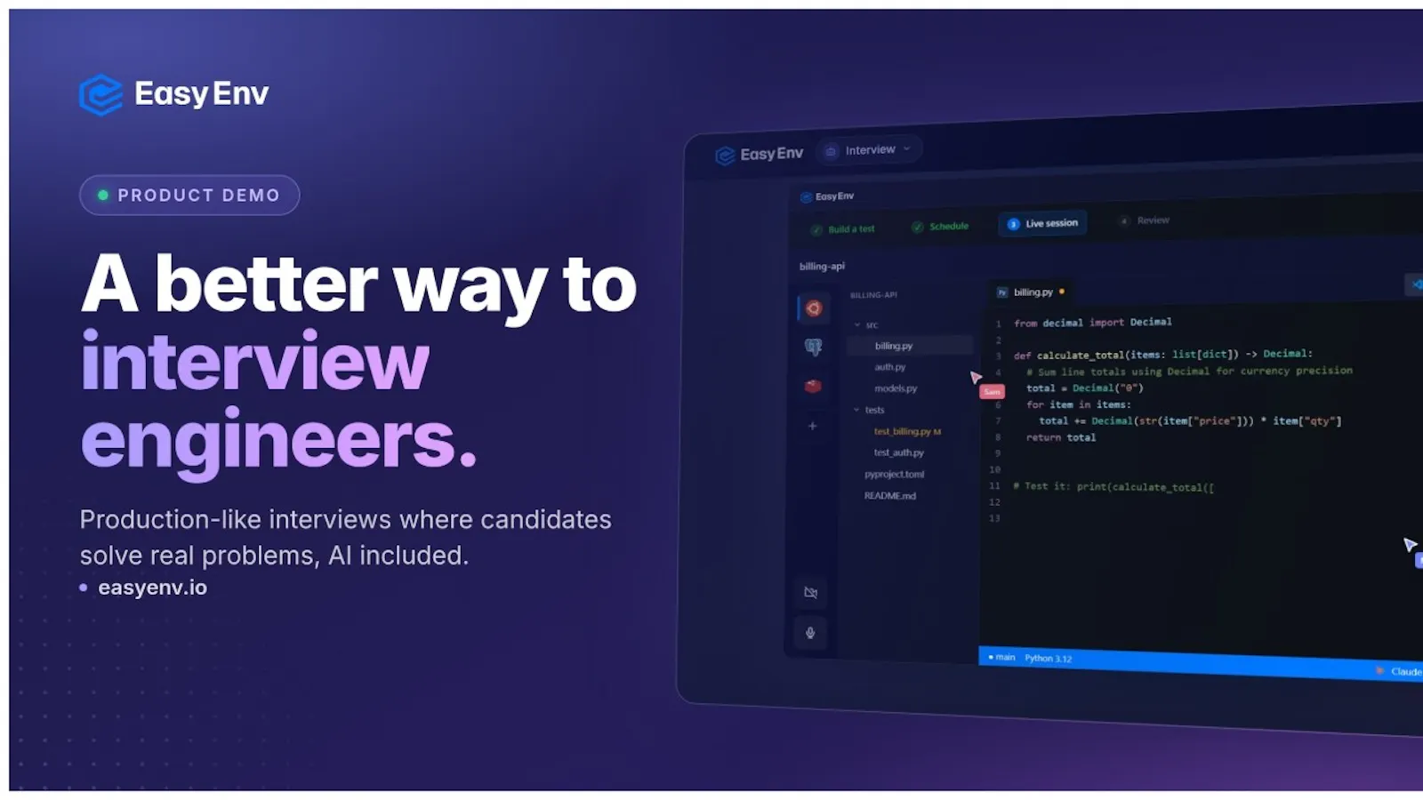 EasyEnv screenshot 1 (video preview)