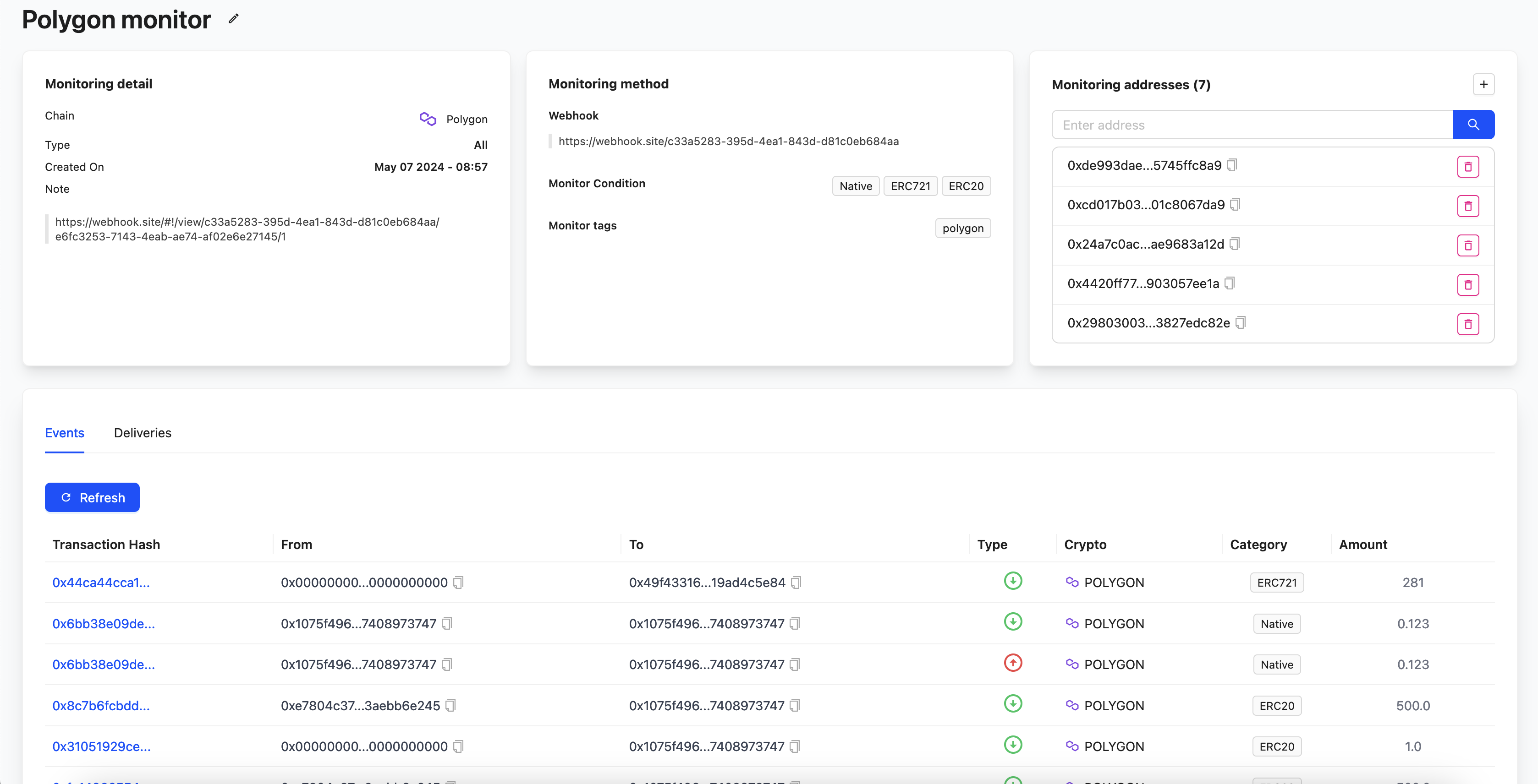 Crypitor - Free Opensource for Real-time blockchain events monitoring media 2