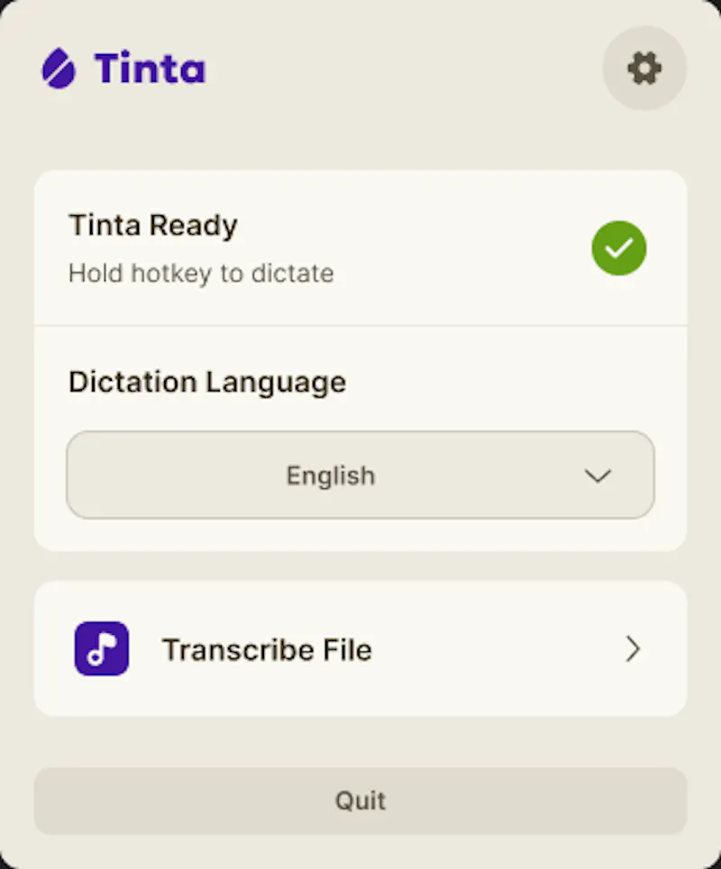 Tinta Voice screenshot 3