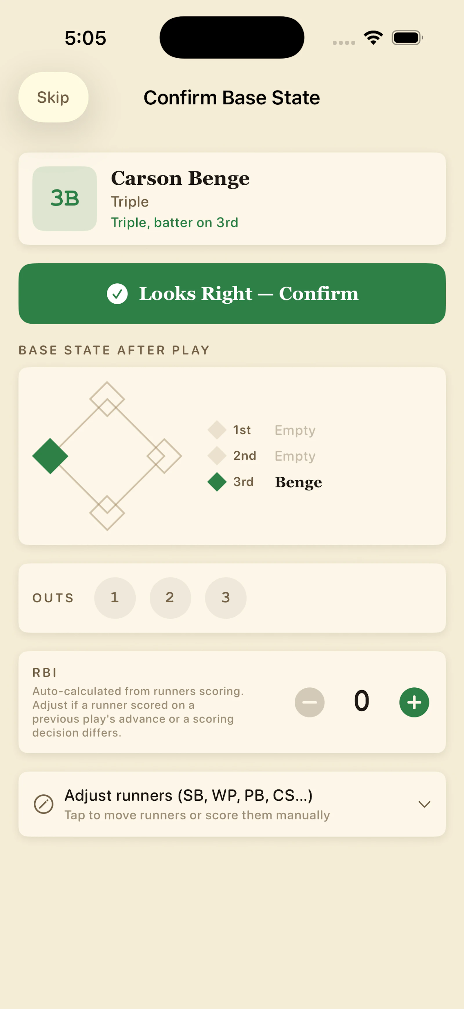 Baseball Scorecard Classic screenshot 6