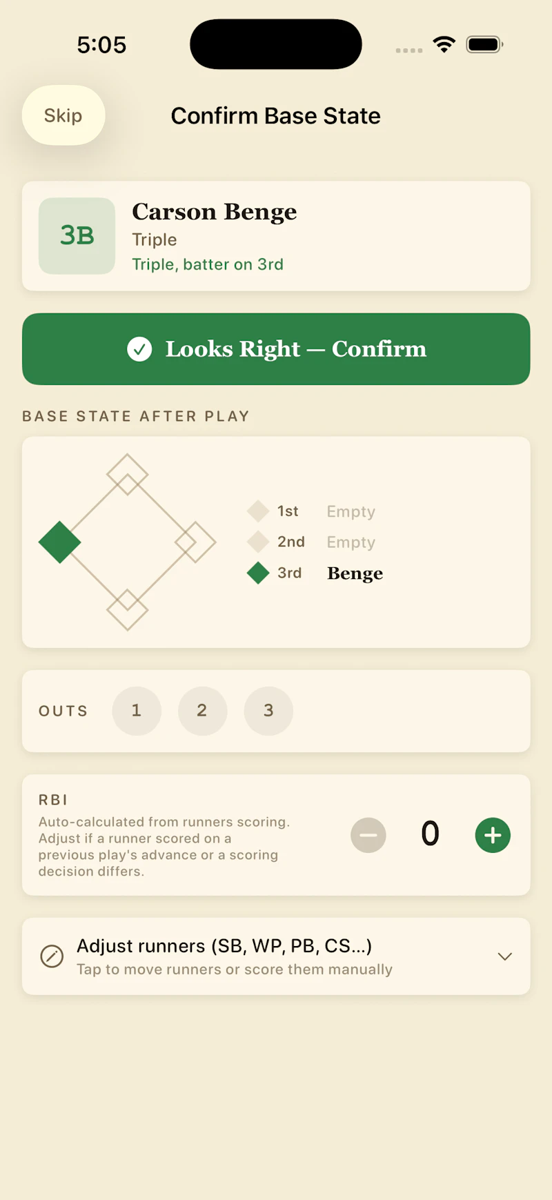Baseball Scorecard Classic screenshot 6