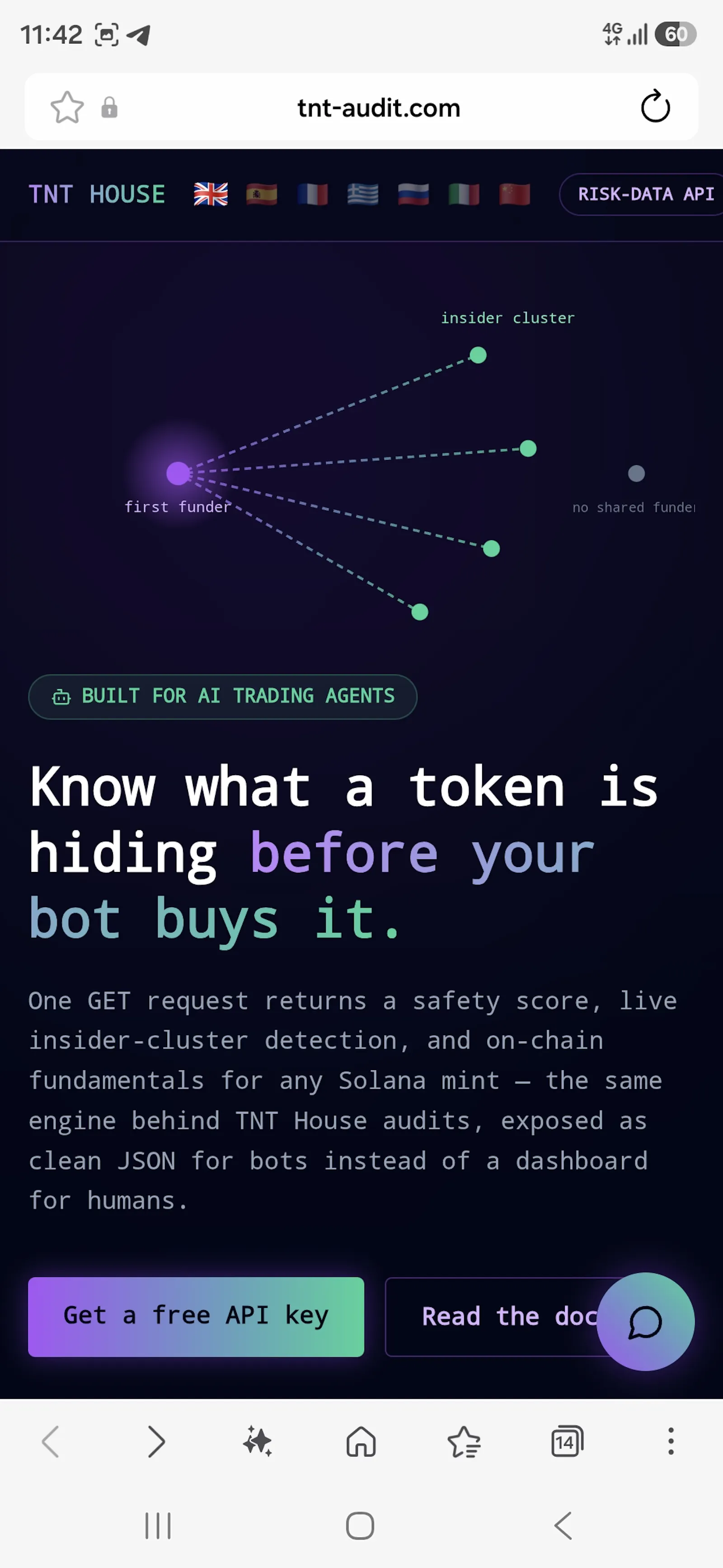 Risk-Data API screenshot 1