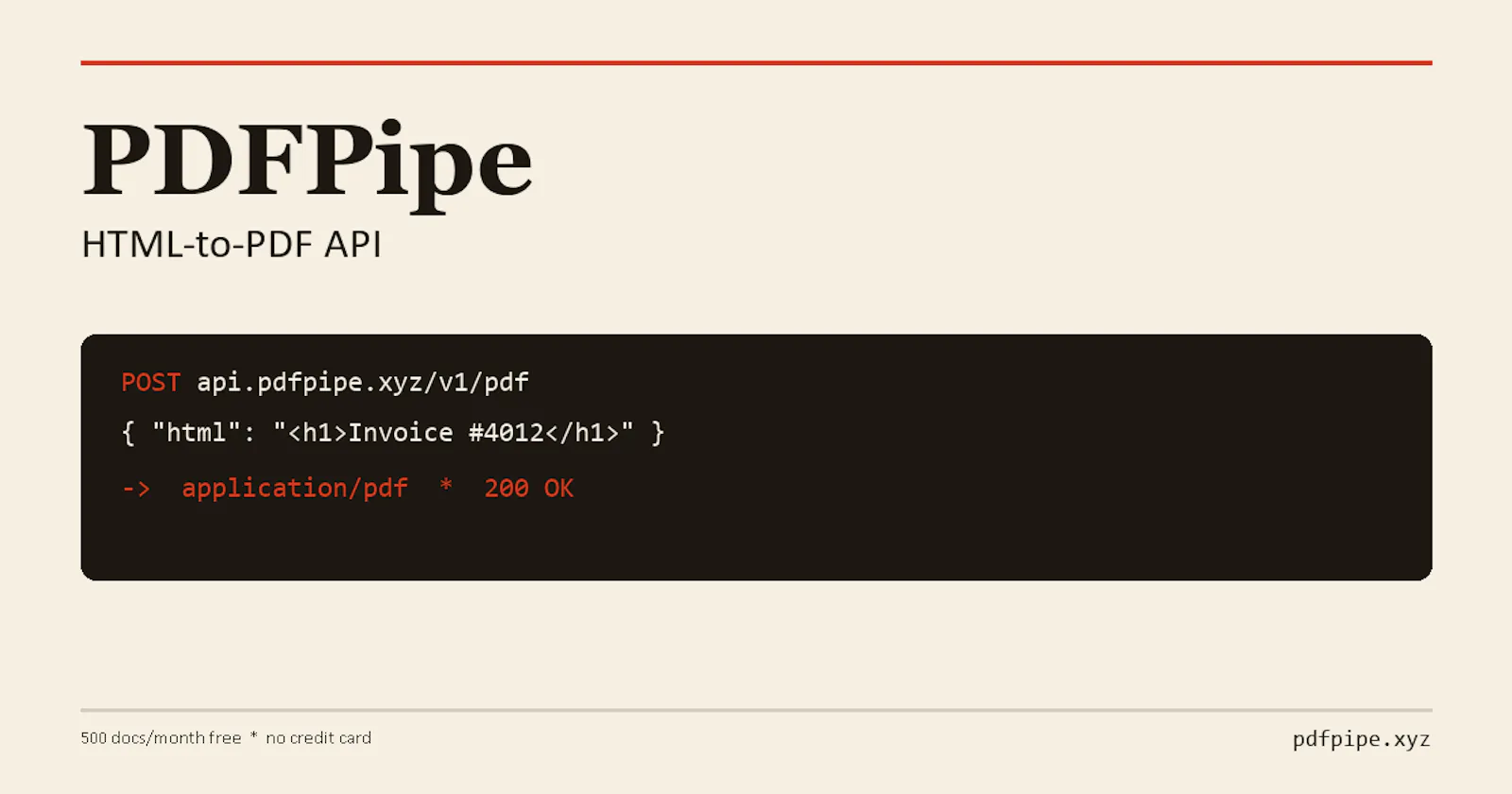 PDFPipe screenshot 1