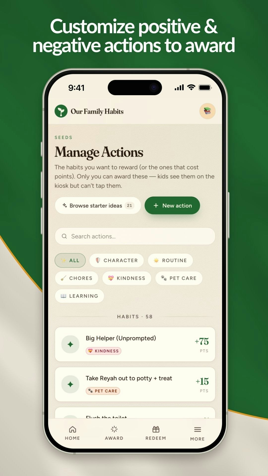 Our Family Habits App gallery image