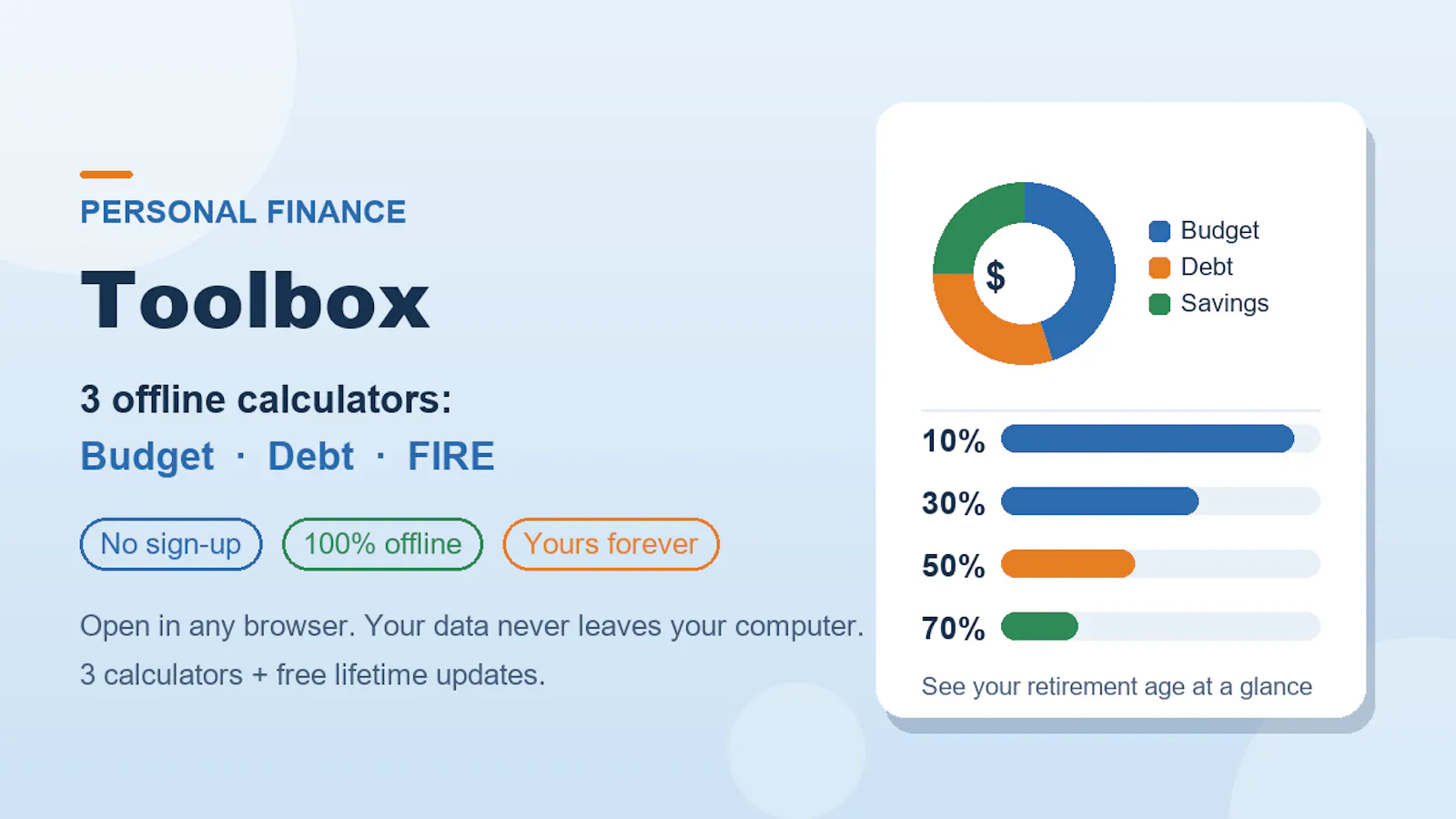 Personal Finance Toolbox screenshot 1