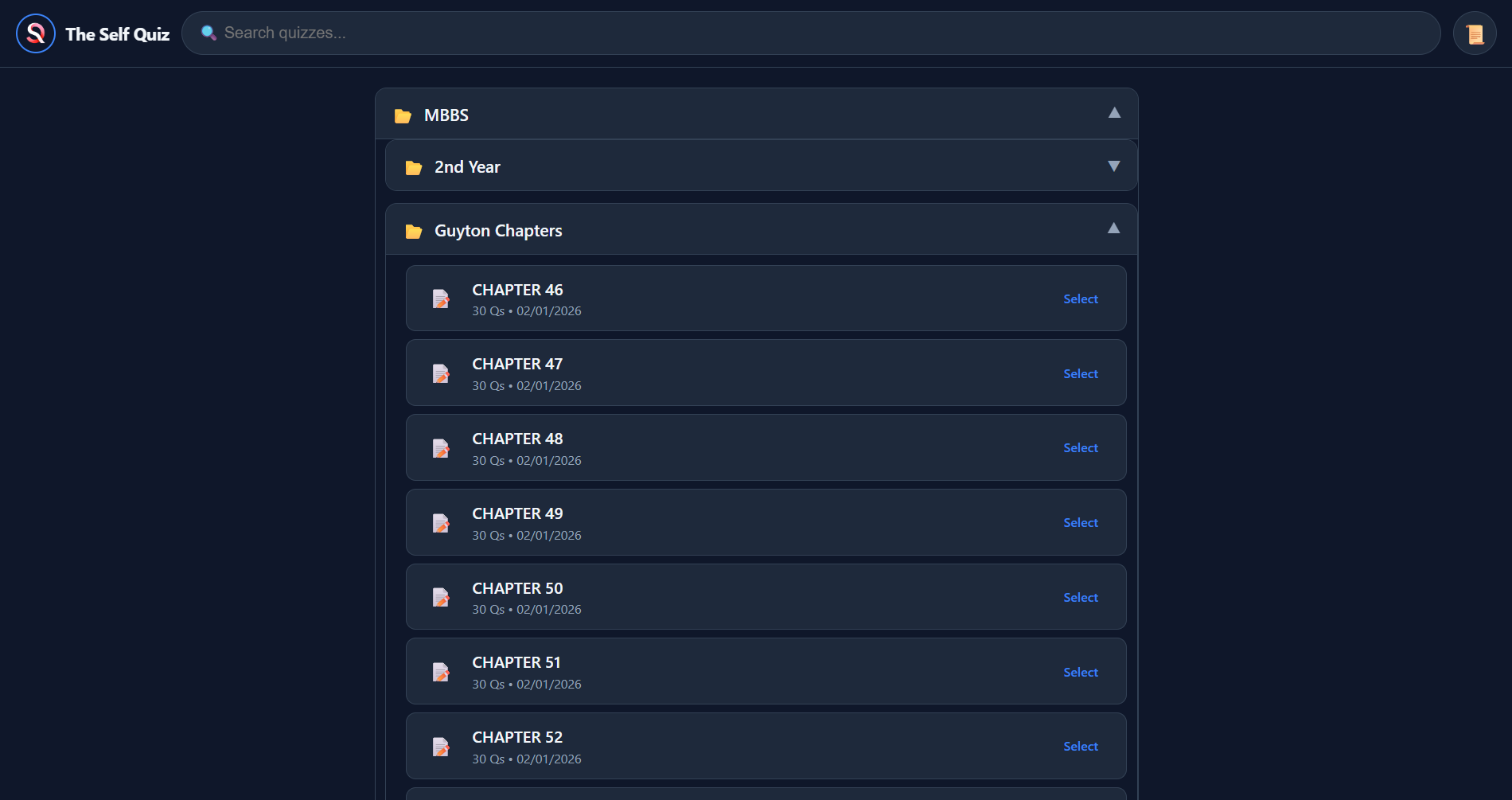 The Self Quiz - Screenshot 2 showing product features and functionality
