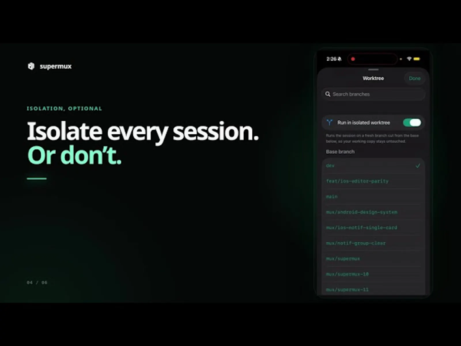 Supermux screenshot 1 (video preview)