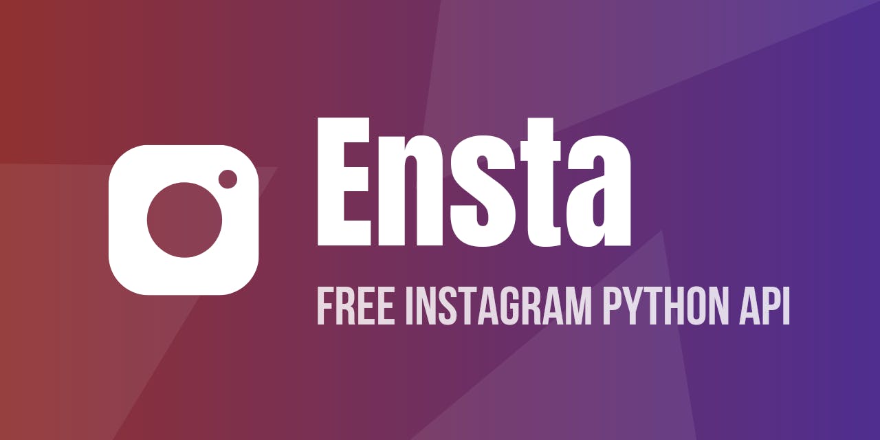 Ensta - Python Instagram API media 1