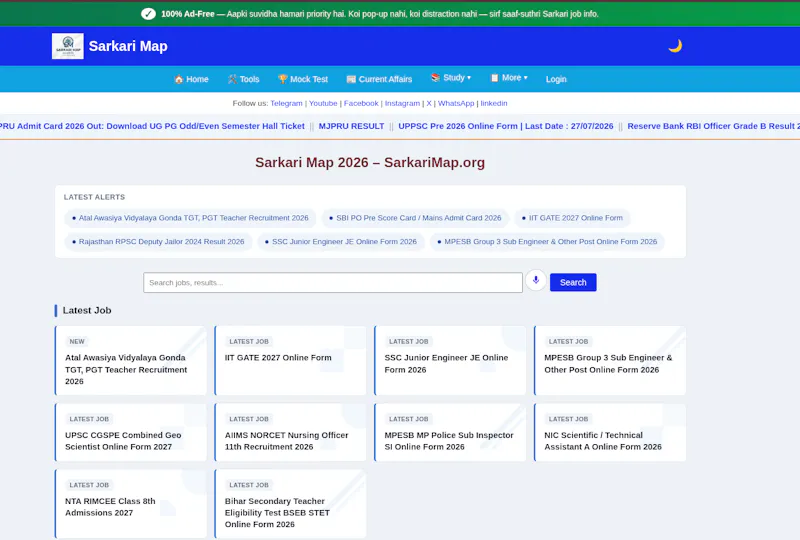 Sarkari Map  screenshot 1