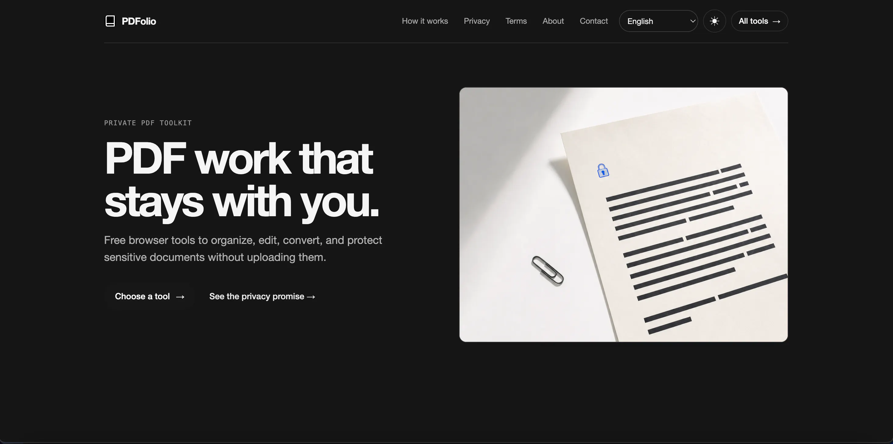 PDFolio screenshot