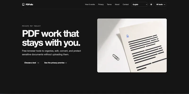 PDFolio screenshot 1