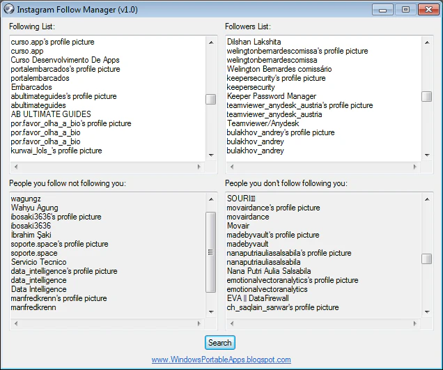  Instagram Follow Manager 