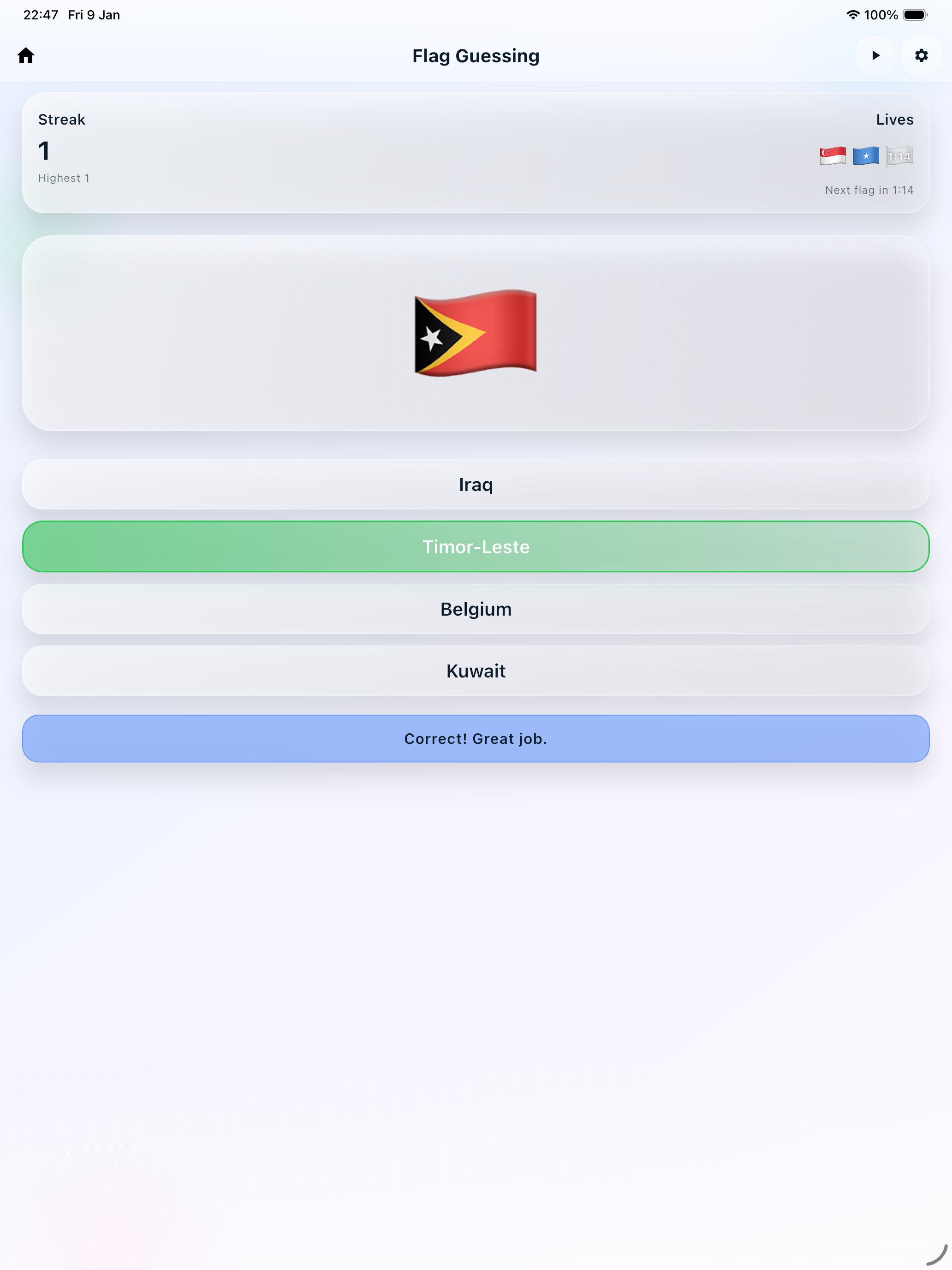 Flag Guessing gallery image