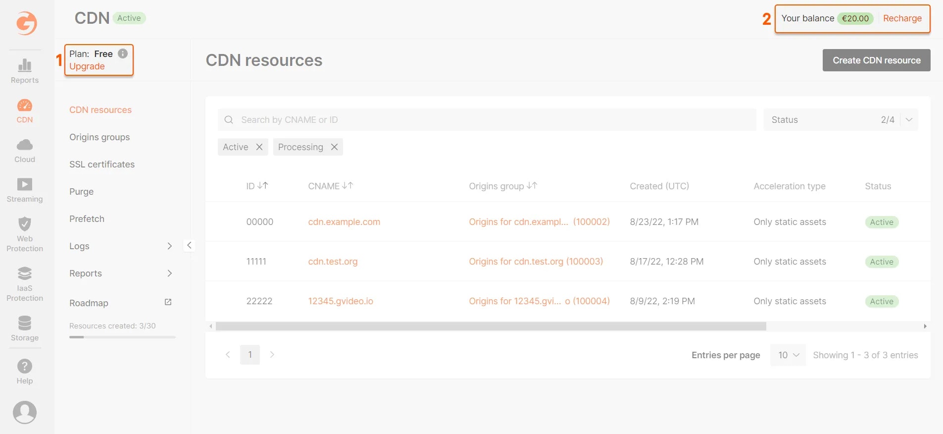 Gcore CDN media 4