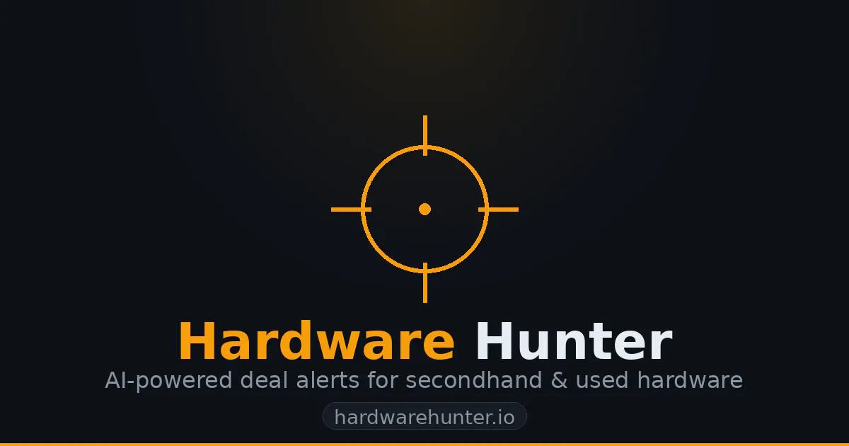 Hardware Hunter のプロダクトバナー