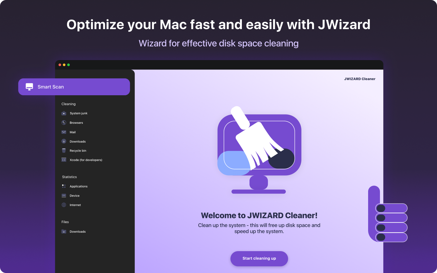 JWIZARD Cleaner media 1