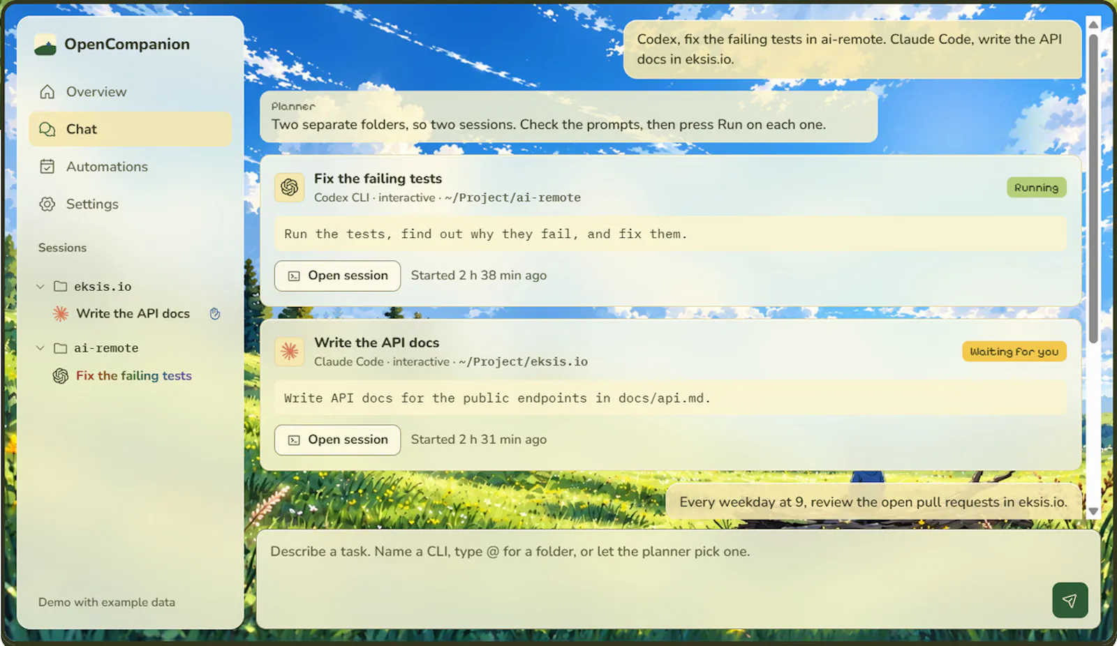 OpenCompanion screenshot 3