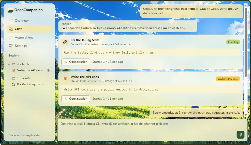 OpenCompanion screenshot 3