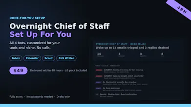 Overnight Chief of Staff gallery image