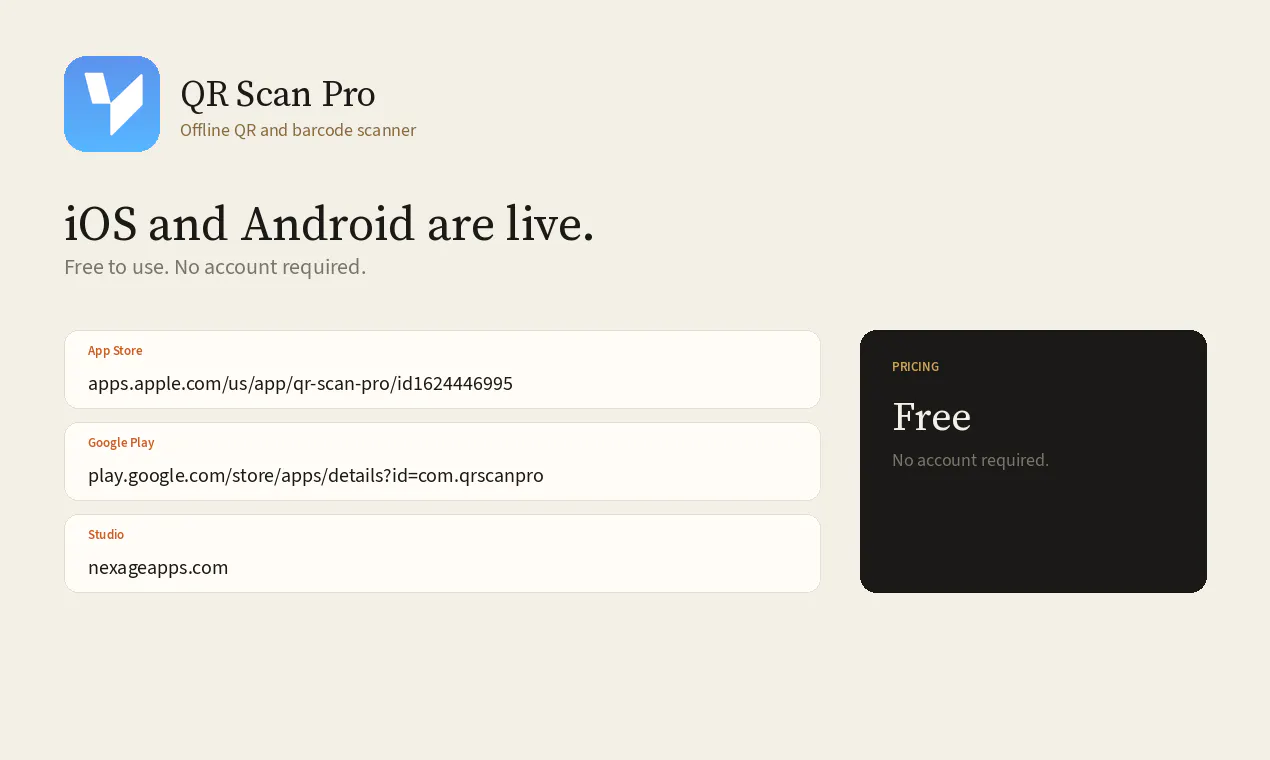 QR Scan Pro gallery image