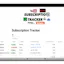 Subscription tracker