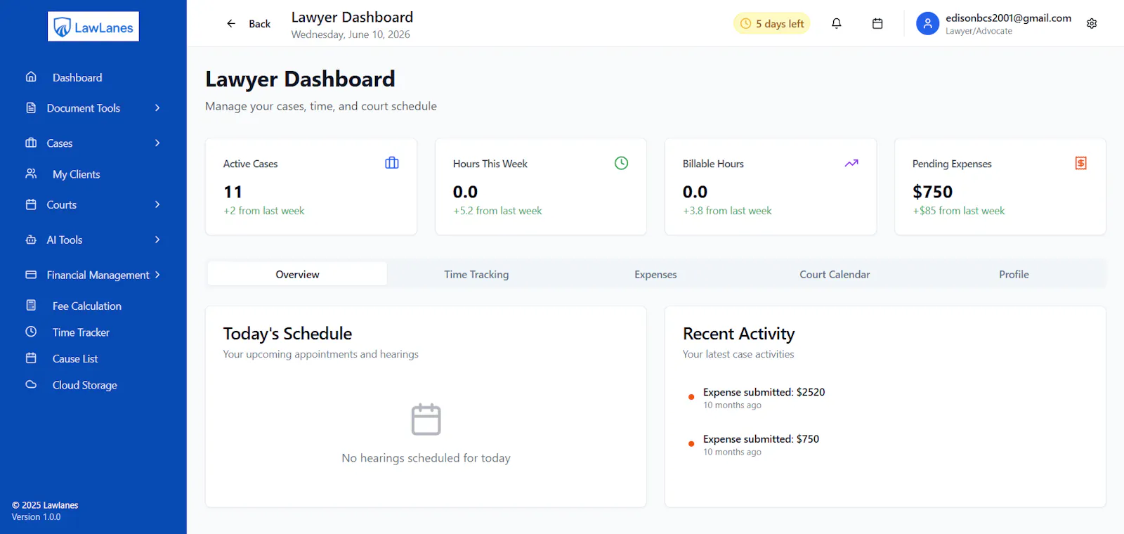 Lawlanes screenshot 2