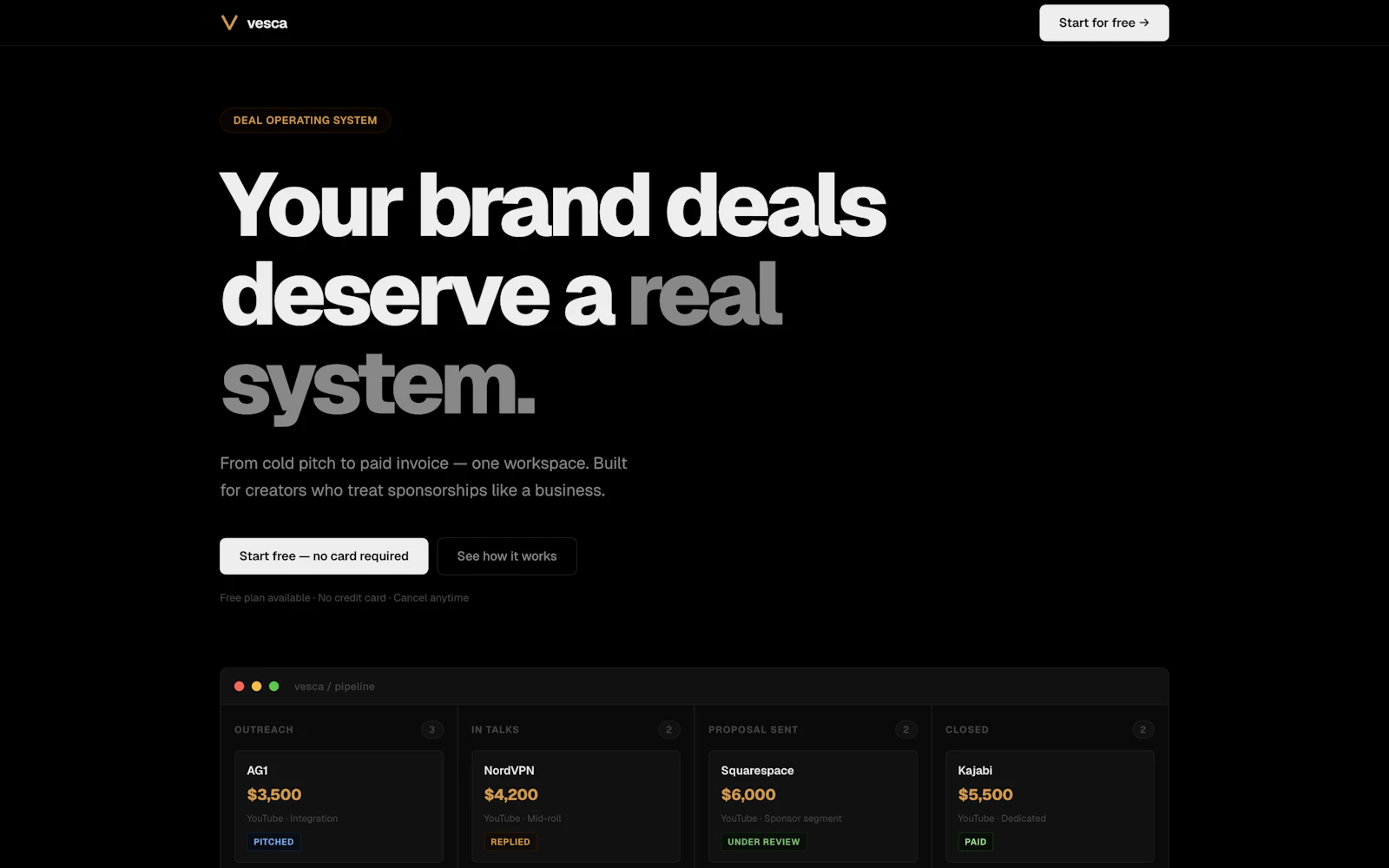 Vesca screenshot 2