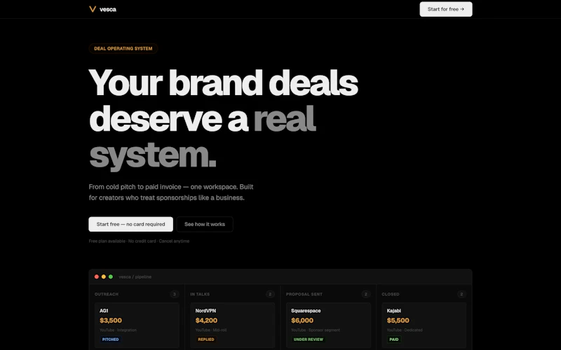 Vesca screenshot 2