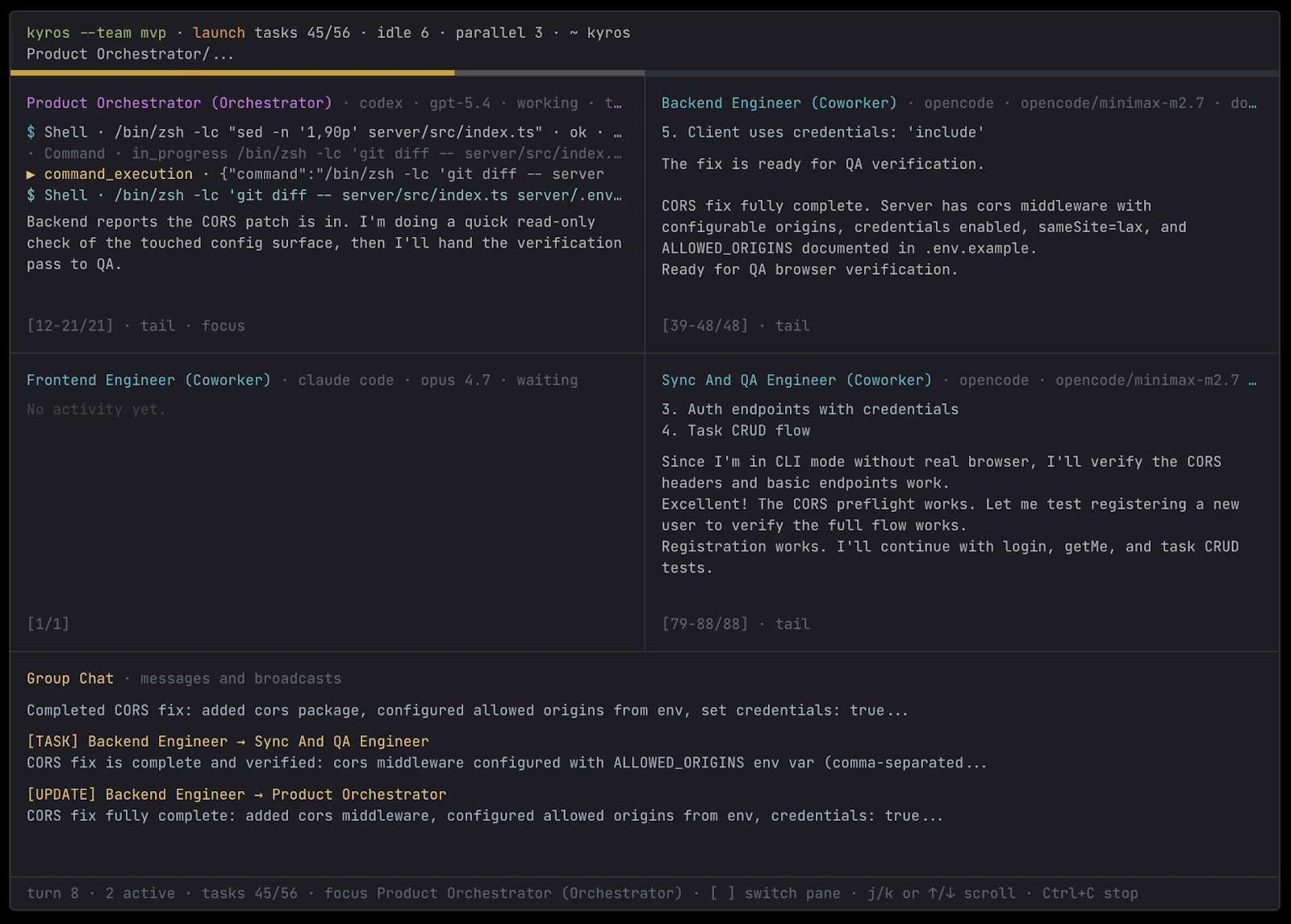 Kyros screenshot 2