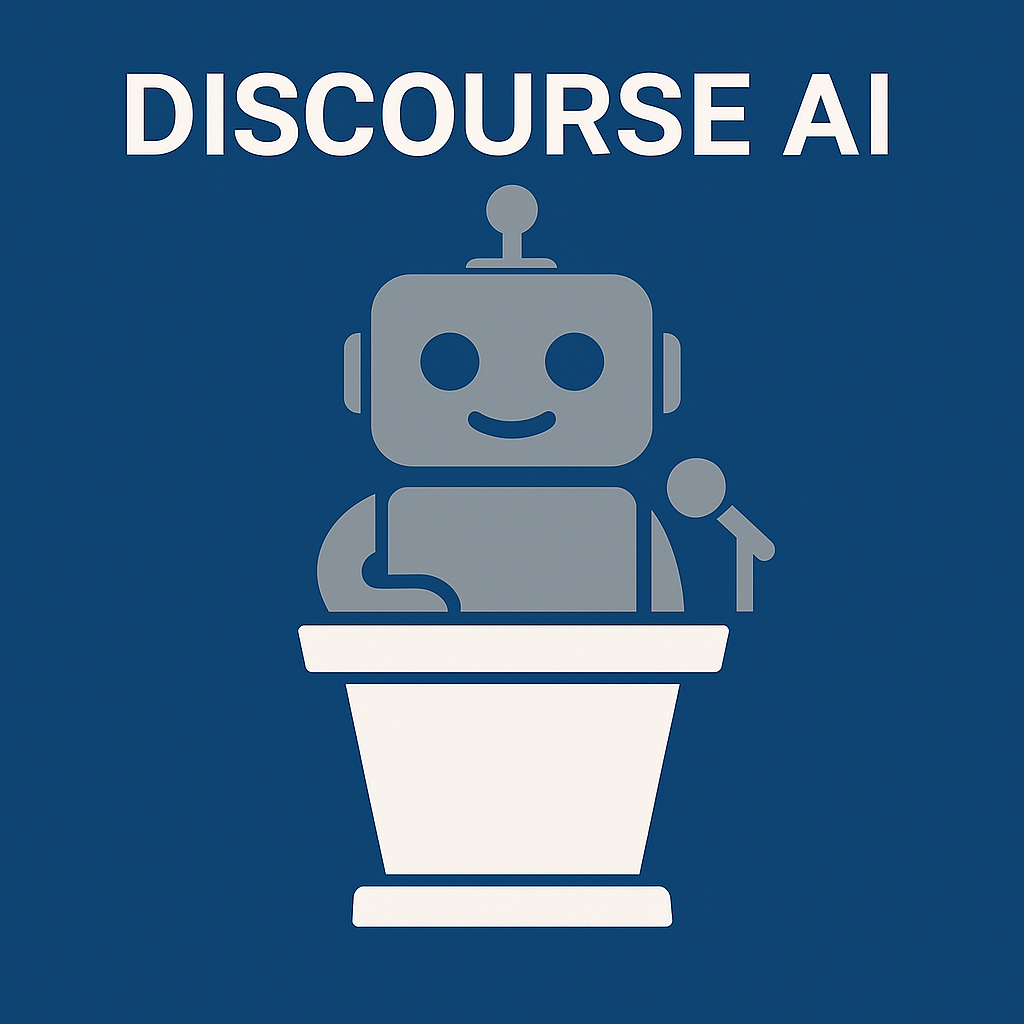 Just Launched: DiscourseAI logo