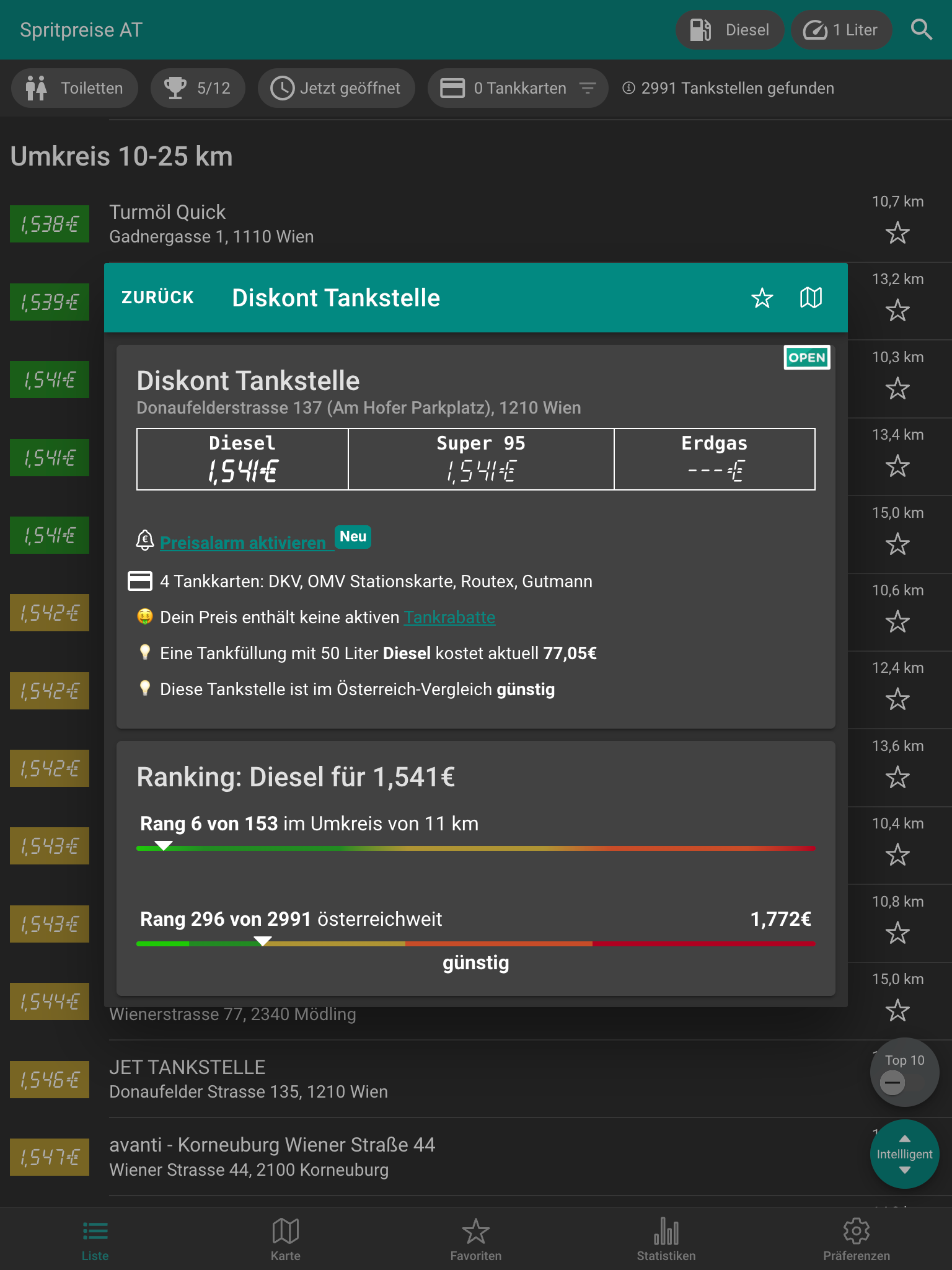 Spritpreise AT: Clever Tanken gallery image