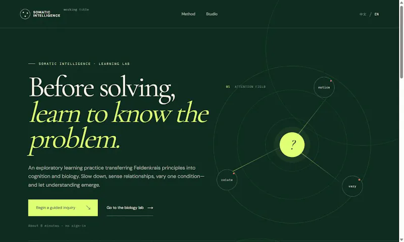 Somatic Intelligence Lab screenshot 1